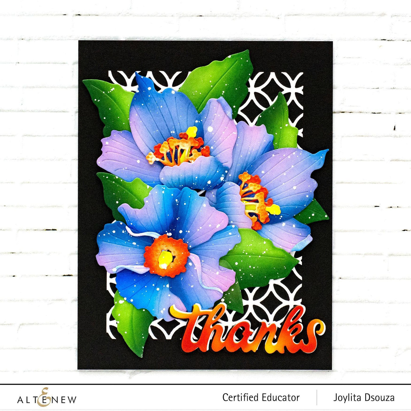 Part A-Glitz Art Craft Co.,LTD Dies Craft-A-Flower: Himalayan Blue Poppy Layering Die Set
