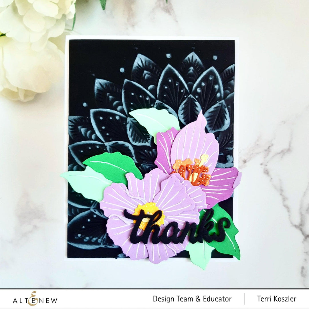 Part A-Glitz Art Craft Co.,LTD Dies Craft-A-Flower: Himalayan Blue Poppy Layering Die Set