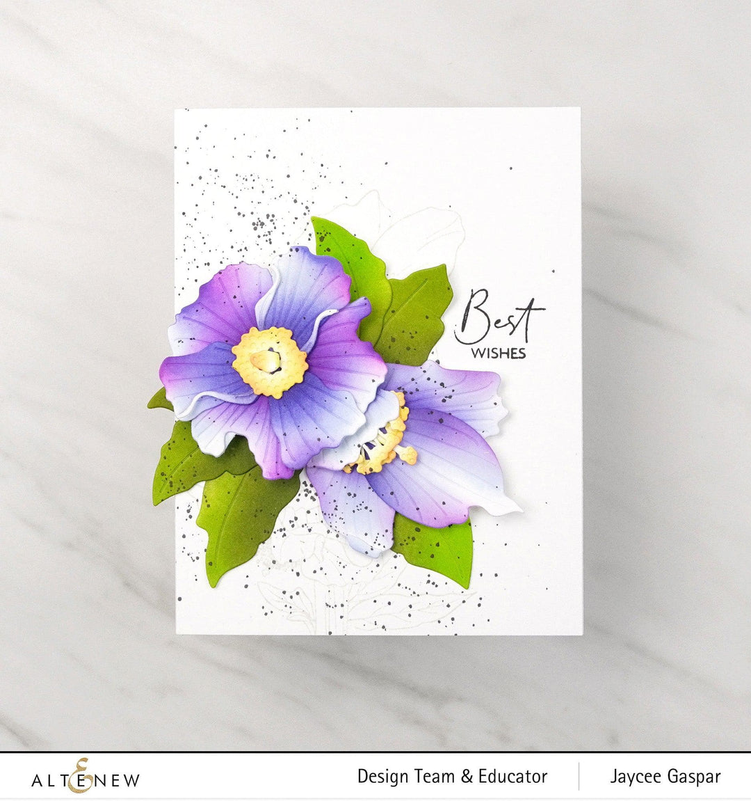 Part A-Glitz Art Craft Co.,LTD Dies Craft-A-Flower: Himalayan Blue Poppy Layering Die Set
