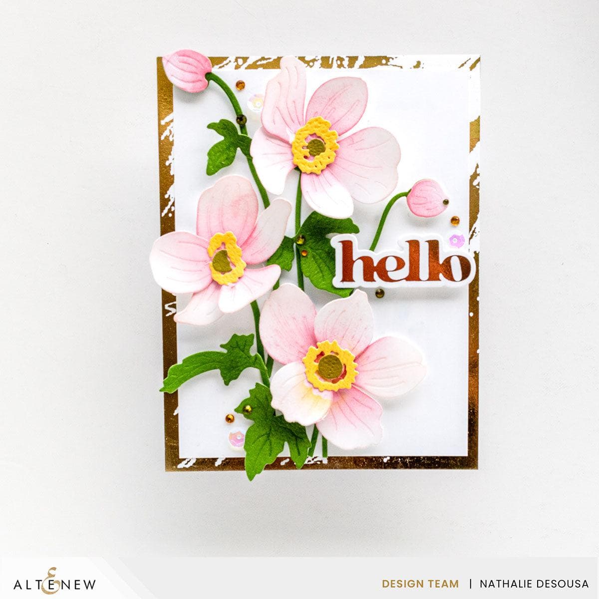 Craft-A-Flower: Japanese Anemone Layering Die Set | Altenew