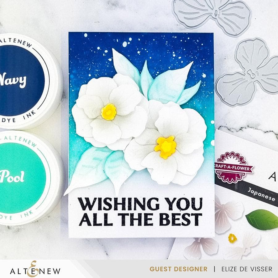 Part A-Glitz Art Craft Co.,LTD Dies Craft-A-Flower: Japanese Camellia Layering Die Set