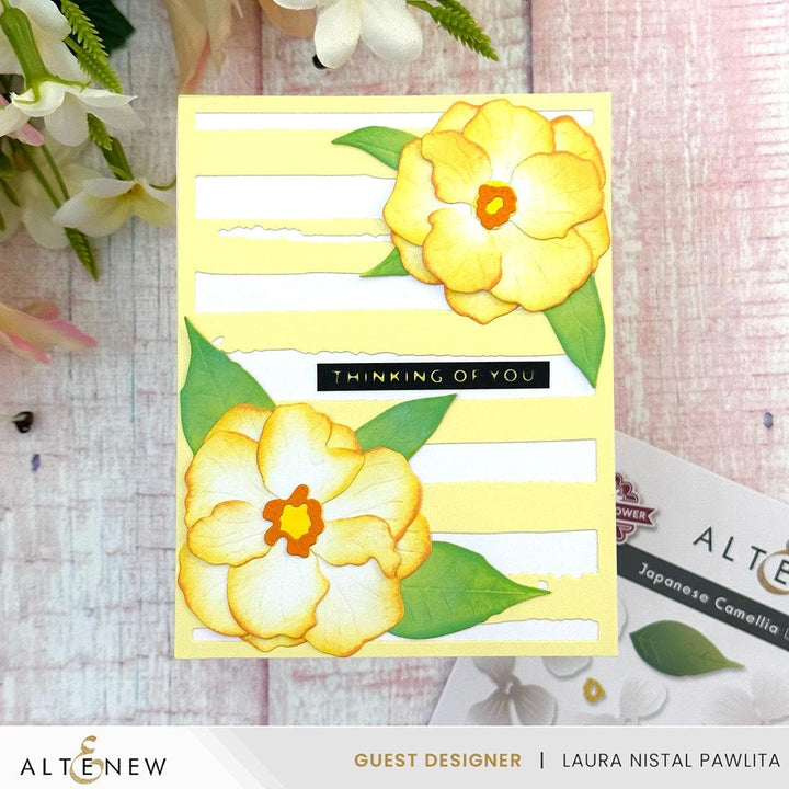 Part A-Glitz Art Craft Co.,LTD Dies Craft-A-Flower: Japanese Camellia Layering Die Set