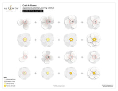 Part A-Glitz Art Craft Co.,LTD Dies Craft-A-Flower: Japanese Camellia Layering Die Set