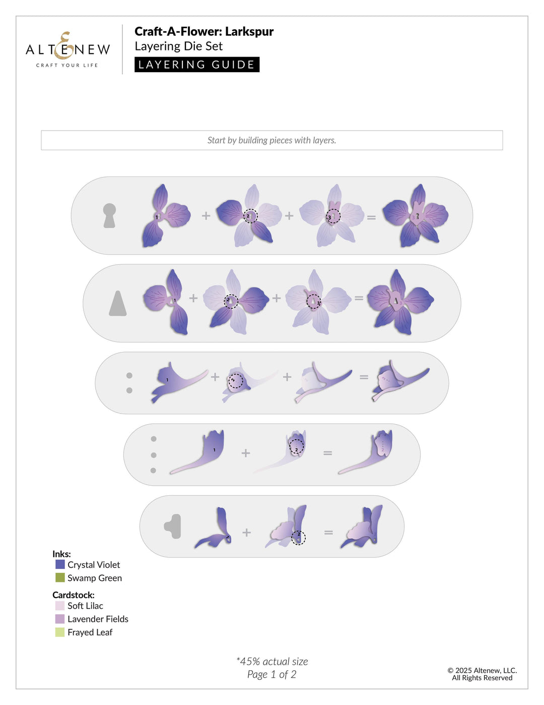 Craft-A-Flower: Larkspur Layering Die Set