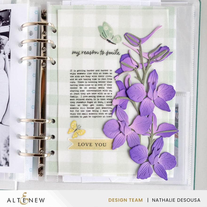 Craft-A-Flower: Larkspur Layering Die Set | Altenew