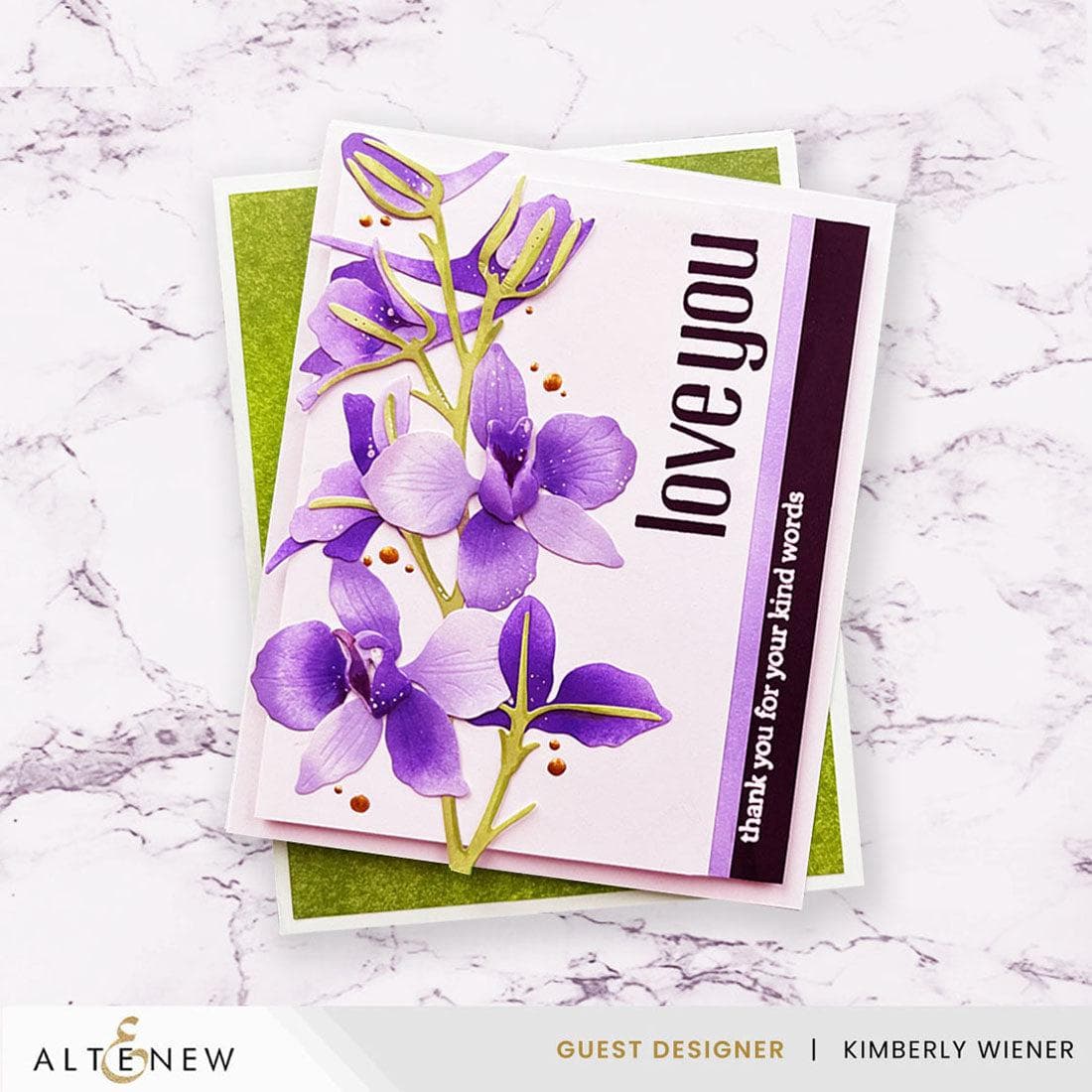 2点まとめ　Dream Flower Craft-A-Flower: Larkspur Layering Die Set | Altenew