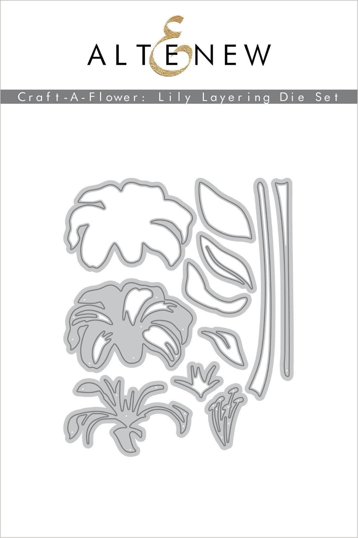 Part A-Glitz Art Craft Co.,LTD Dies Craft-A-Flower: Lily Layering Die Set