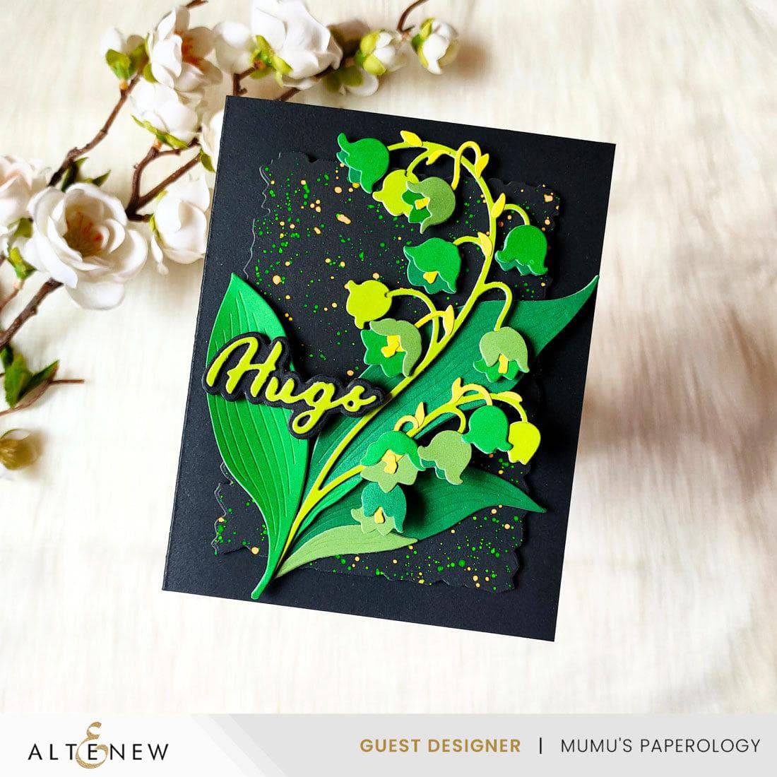 AltenewアルテニューLily Bouquet Plate&Stencils Bold Bouquet | Altenew