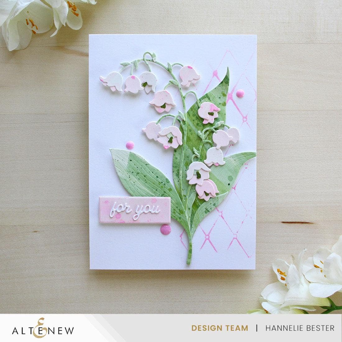Craft-A-Flower: Lily of the Valley Layering Die Set | Altenew