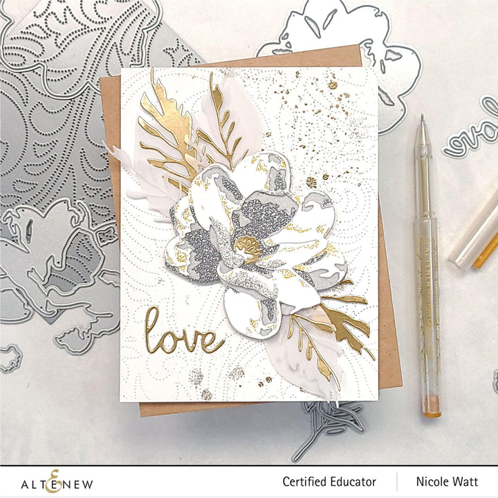 Part A-Glitz Art Craft Co.,LTD Dies Craft-A-Flower: Magnolia Layering Die Set
