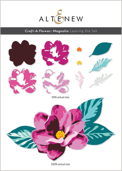 Part A-Glitz Art Craft Co.,LTD Dies Craft-A-Flower: Magnolia Layering Die Set