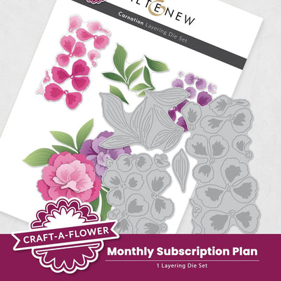 Craft-A-Flower Monthly Subscription Plan