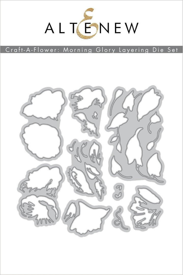 Part A-Glitz Art Craft Co.,LTD Dies Craft-A-Flower: Morning Glory Layering Die Set