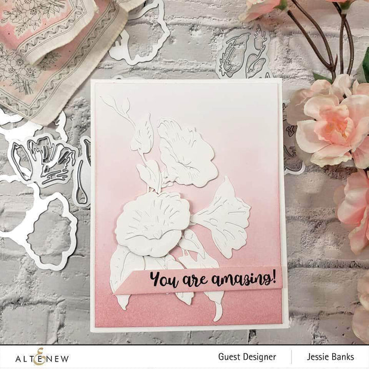 Part A-Glitz Art Craft Co.,LTD Dies Craft-A-Flower: Morning Glory Layering Die Set