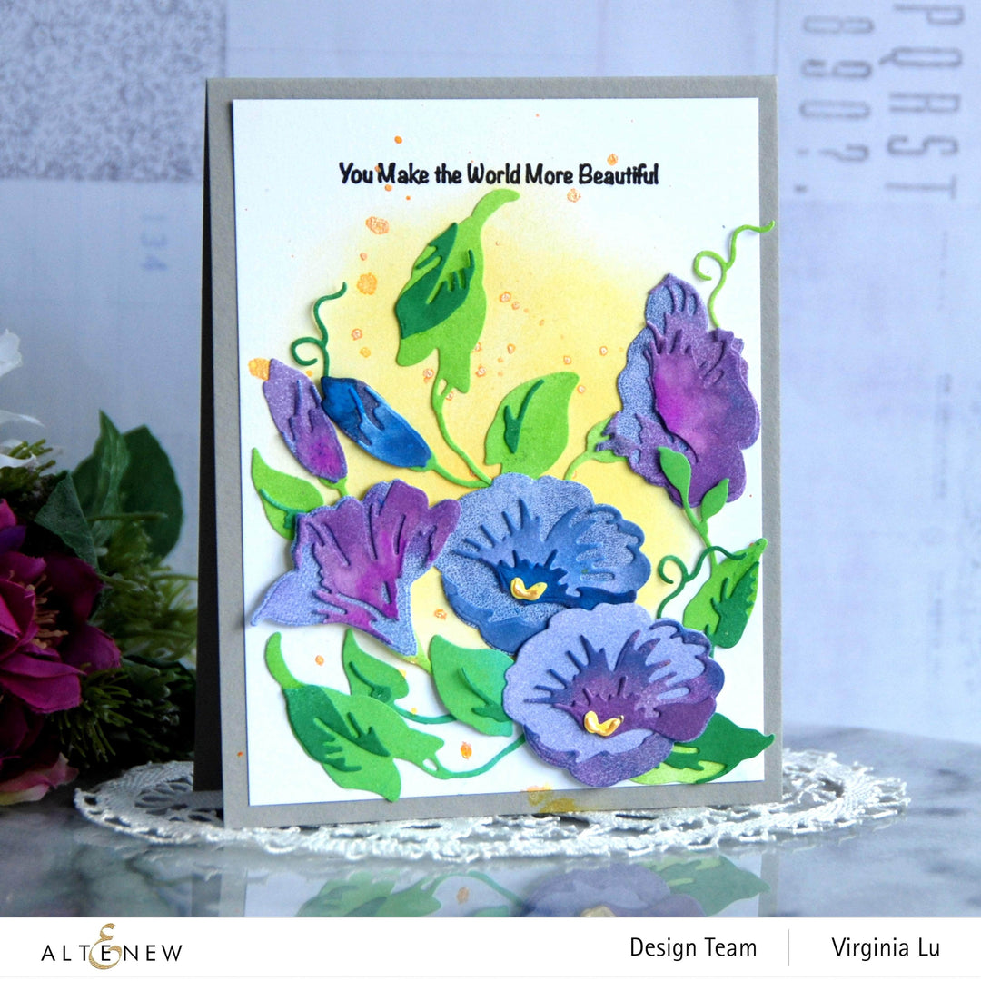 Part A-Glitz Art Craft Co.,LTD Dies Craft-A-Flower: Morning Glory Layering Die Set