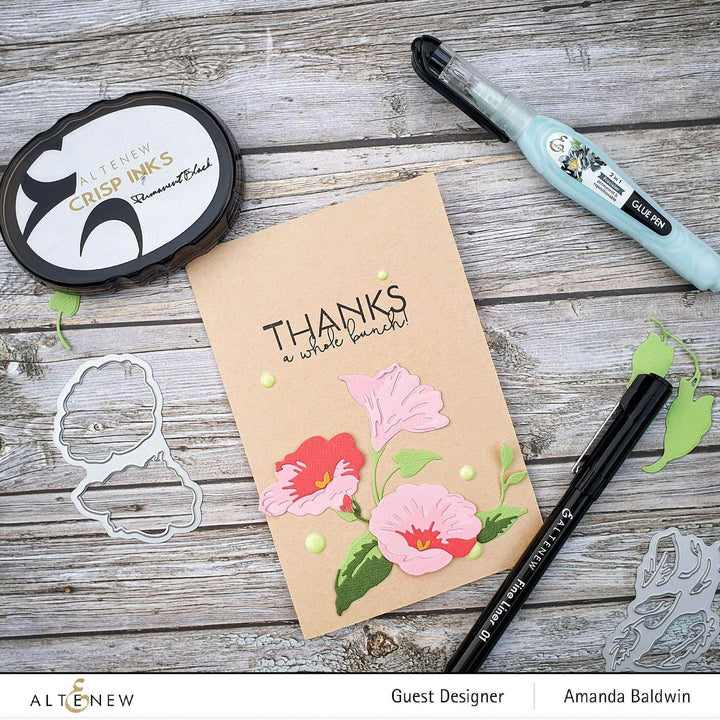 Part A-Glitz Art Craft Co.,LTD Dies Craft-A-Flower: Morning Glory Layering Die Set