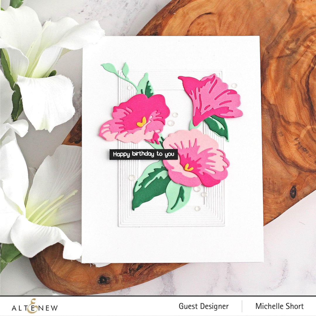 Part A-Glitz Art Craft Co.,LTD Dies Craft-A-Flower: Morning Glory Layering Die Set