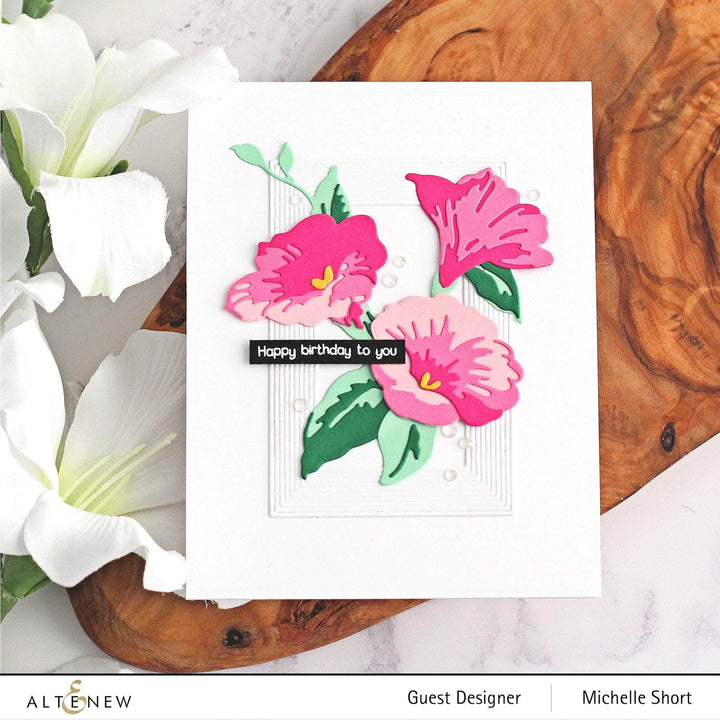 Part A-Glitz Art Craft Co.,LTD Dies Craft-A-Flower: Morning Glory Layering Die Set