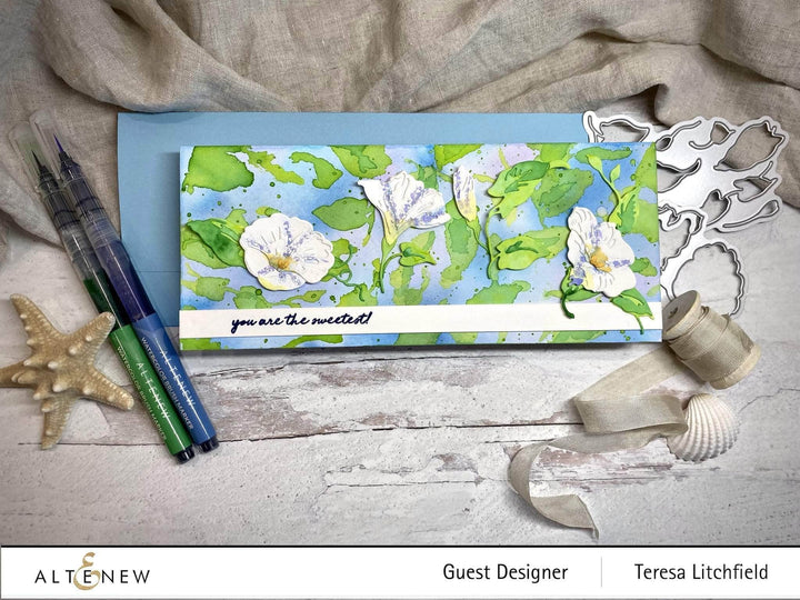 Part A-Glitz Art Craft Co.,LTD Dies Craft-A-Flower: Morning Glory Layering Die Set