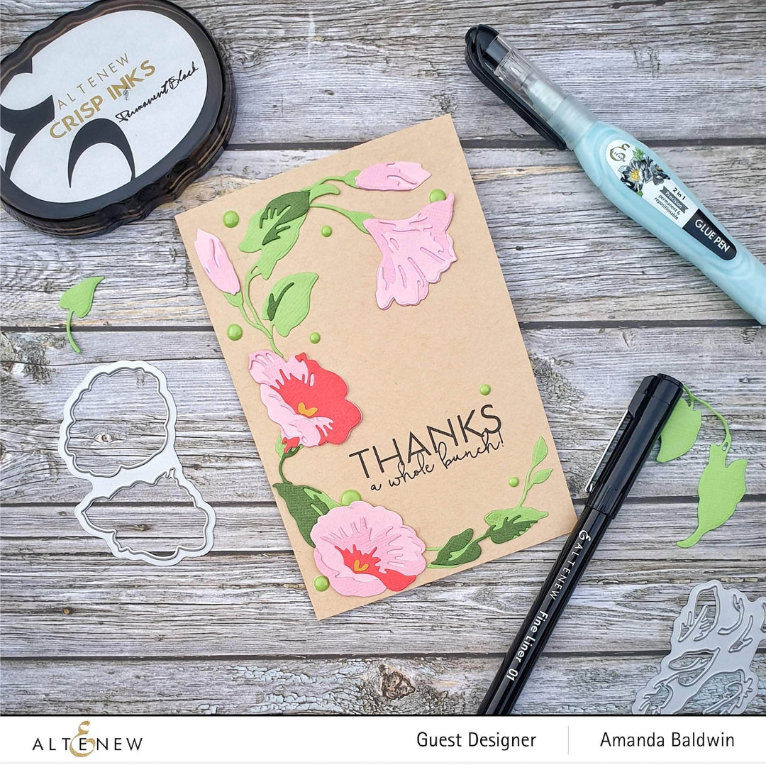 Part A-Glitz Art Craft Co.,LTD Dies Craft-A-Flower: Morning Glory Layering Die Set