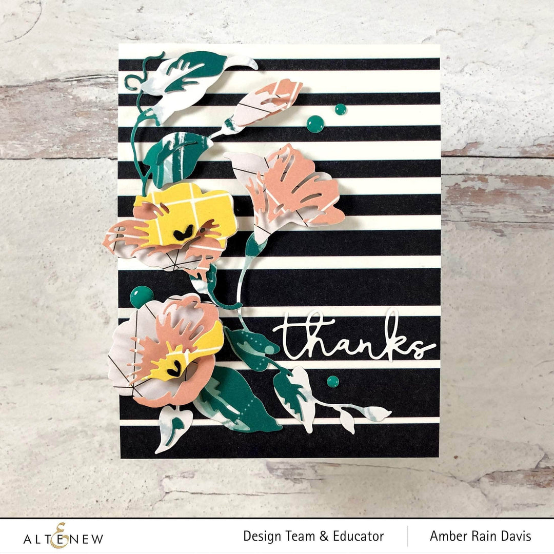 Part A-Glitz Art Craft Co.,LTD Dies Craft-A-Flower: Morning Glory Layering Die Set