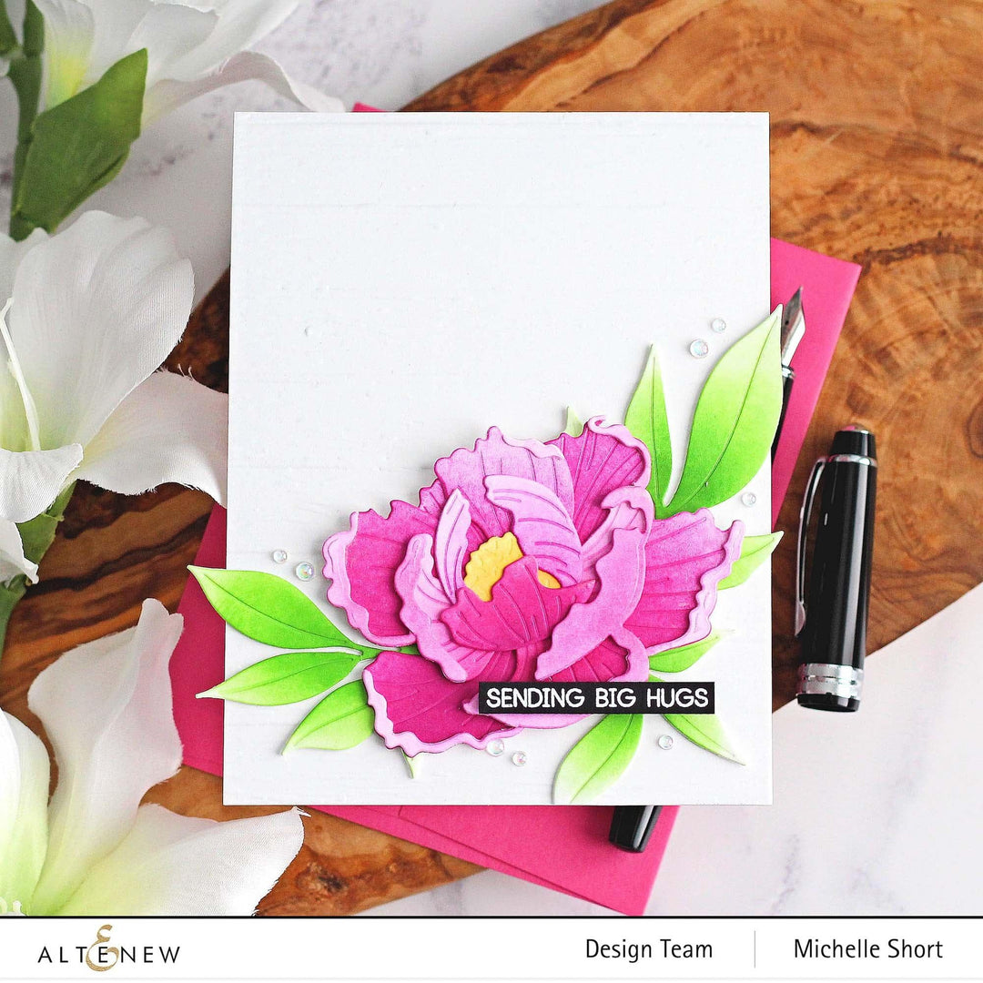 Part A-Glitz Art Craft Co.,LTD Dies Craft-A-Flower: Open Peony Layering Die Set