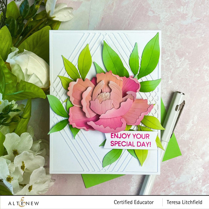 Part A-Glitz Art Craft Co.,LTD Dies Craft-A-Flower: Open Peony Layering Die Set