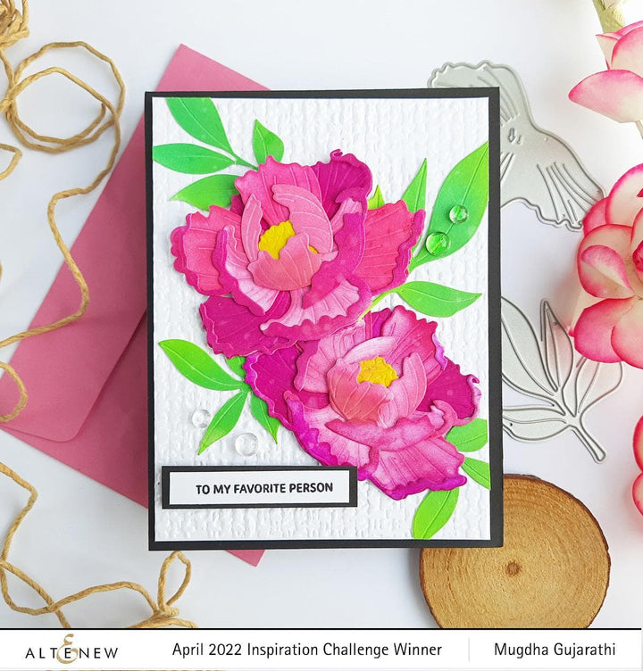 Part A-Glitz Art Craft Co.,LTD Dies Craft-A-Flower: Open Peony Layering Die Set