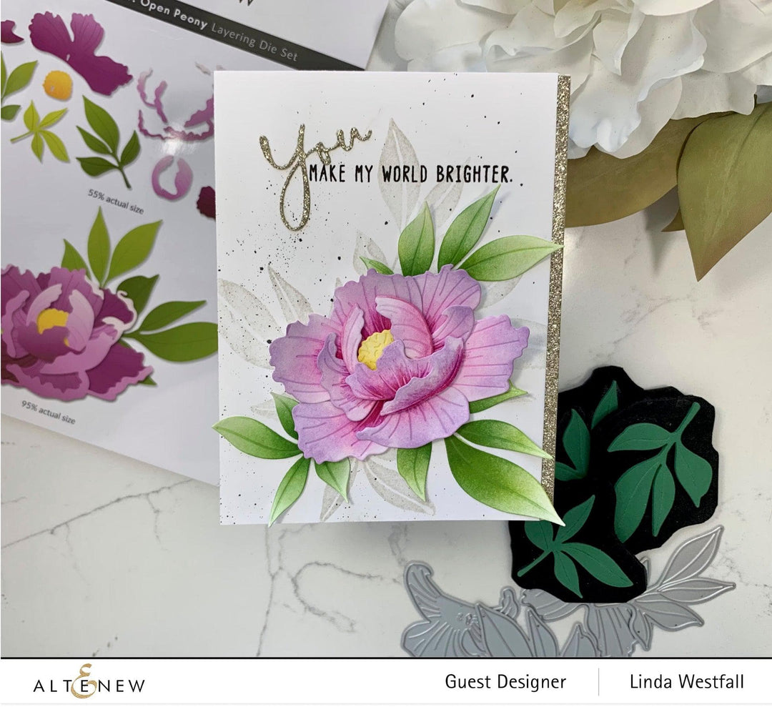 Part A-Glitz Art Craft Co.,LTD Dies Craft-A-Flower: Open Peony Layering Die Set