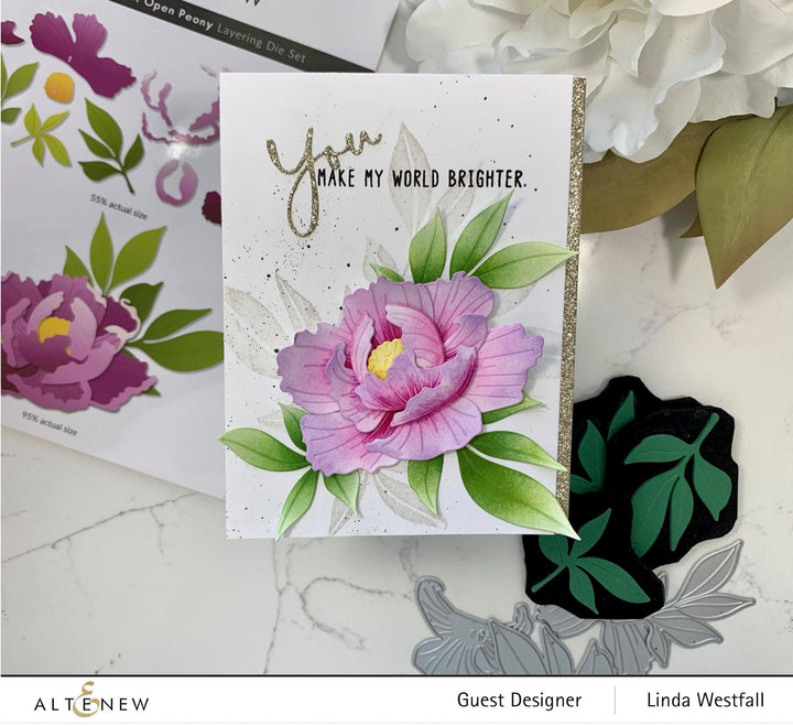 Part A-Glitz Art Craft Co.,LTD Dies Craft-A-Flower: Open Peony Layering Die Set