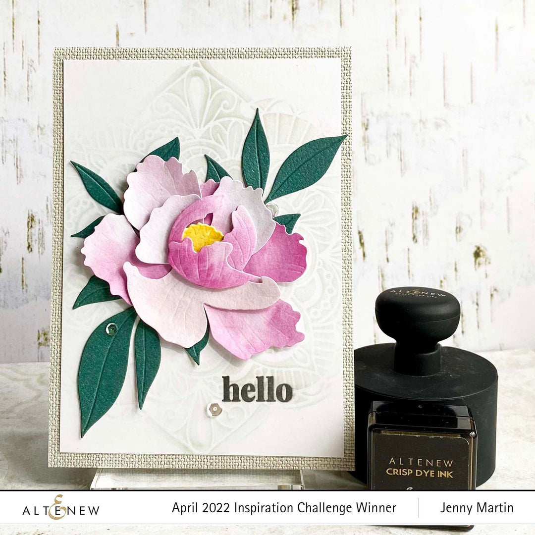 Part A-Glitz Art Craft Co.,LTD Dies Craft-A-Flower: Open Peony Layering Die Set