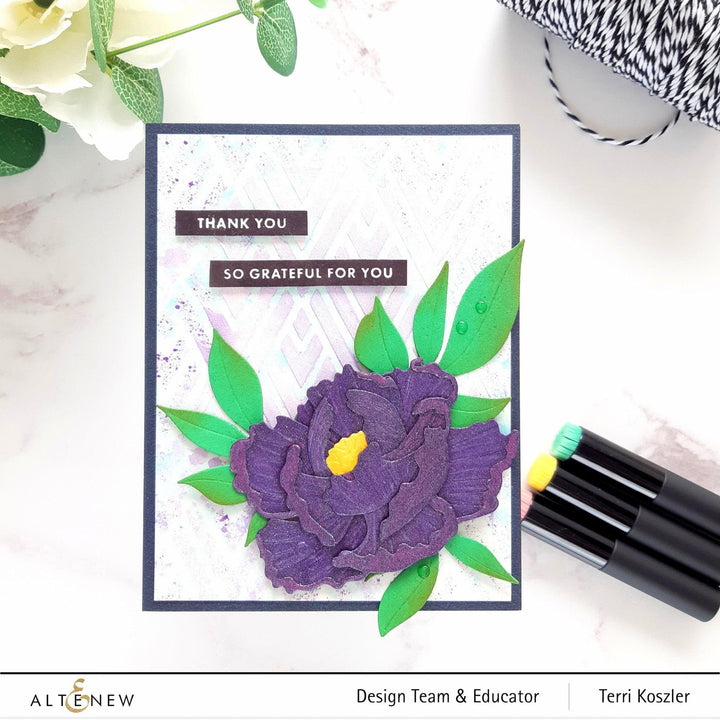 Part A-Glitz Art Craft Co.,LTD Dies Craft-A-Flower: Open Peony Layering Die Set