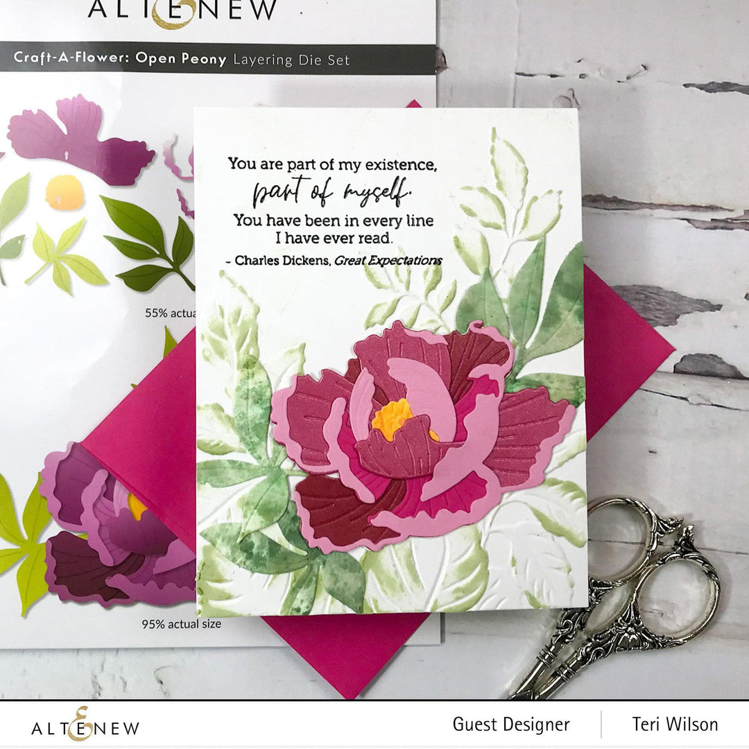 Part A-Glitz Art Craft Co.,LTD Dies Craft-A-Flower: Open Peony Layering Die Set