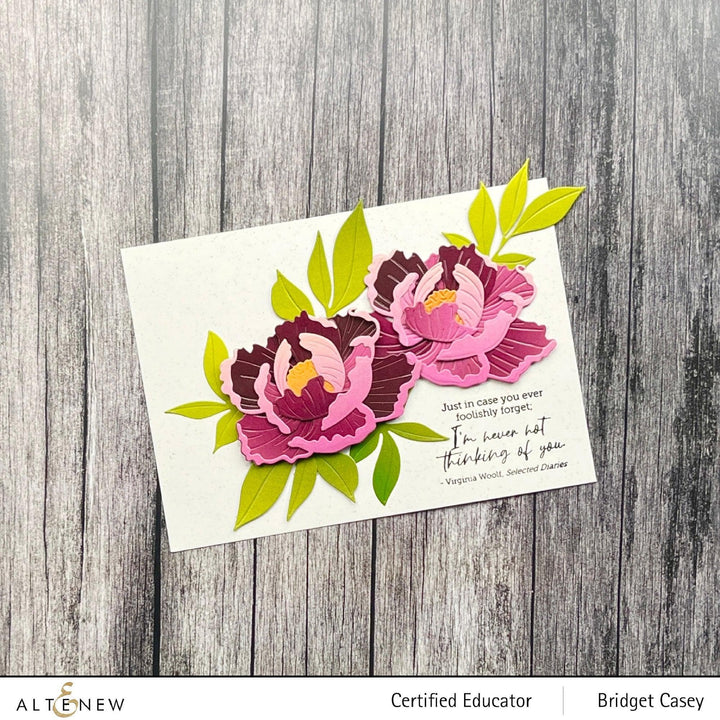 Part A-Glitz Art Craft Co.,LTD Dies Craft-A-Flower: Open Peony Layering Die Set