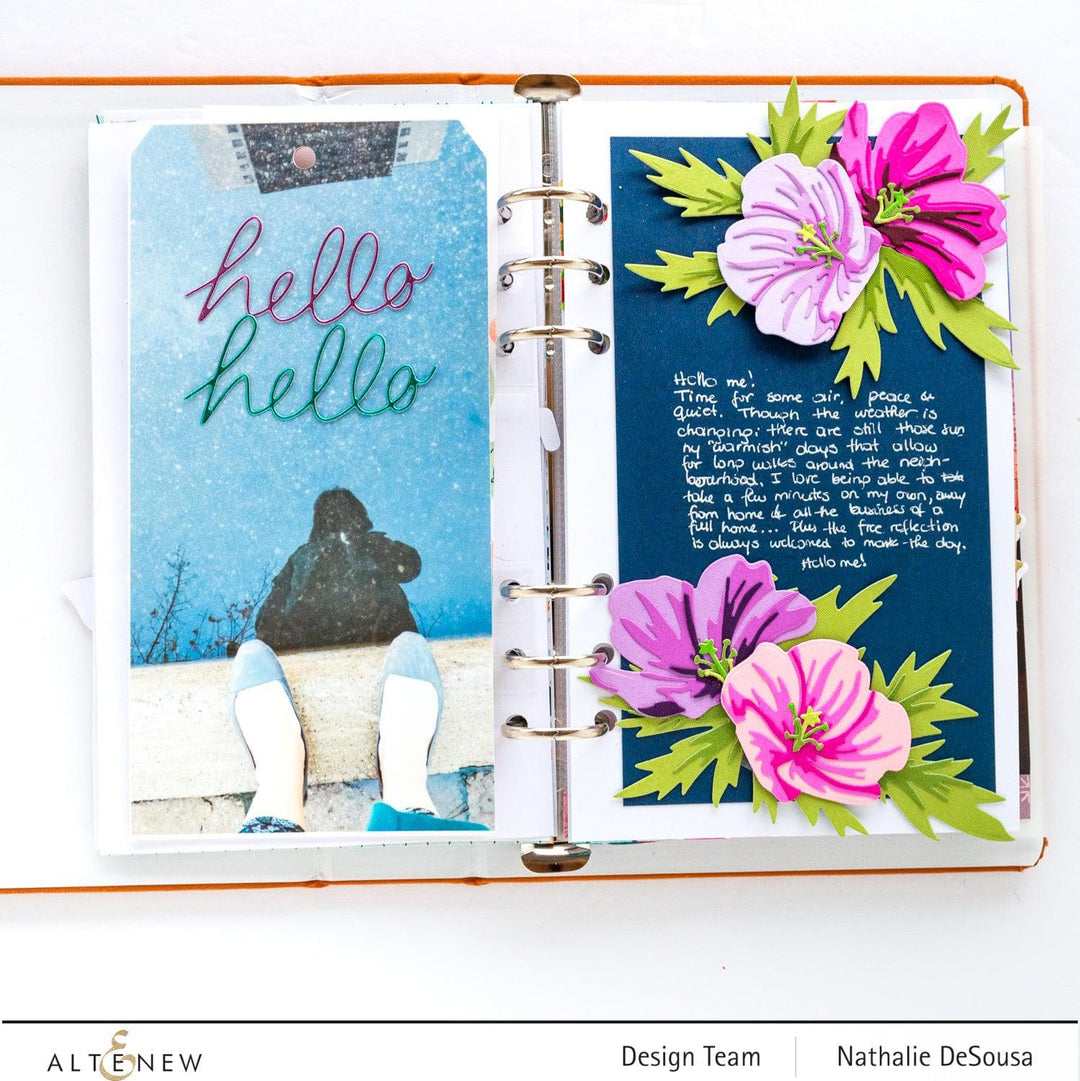 Part A-Glitz Art Craft Co.,LTD Dies Craft-A-Flower: Orion Geranium Layering Die Set