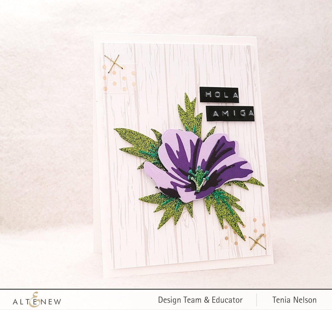 Part A-Glitz Art Craft Co.,LTD Dies Craft-A-Flower: Orion Geranium Layering Die Set