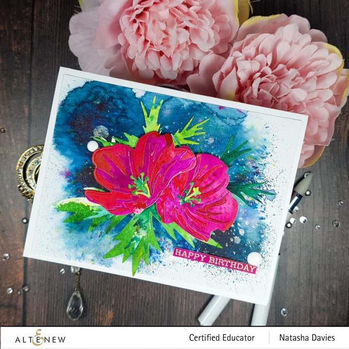 Part A-Glitz Art Craft Co.,LTD Dies Craft-A-Flower: Orion Geranium Layering Die Set