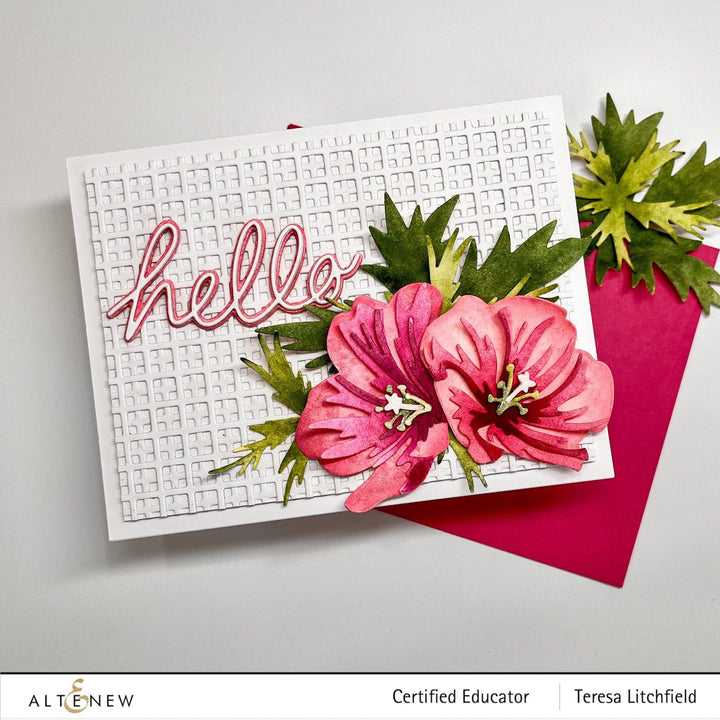 Part A-Glitz Art Craft Co.,LTD Dies Craft-A-Flower: Orion Geranium Layering Die Set