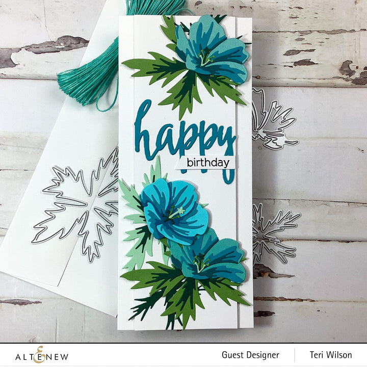 Part A-Glitz Art Craft Co.,LTD Dies Craft-A-Flower: Orion Geranium Layering Die Set