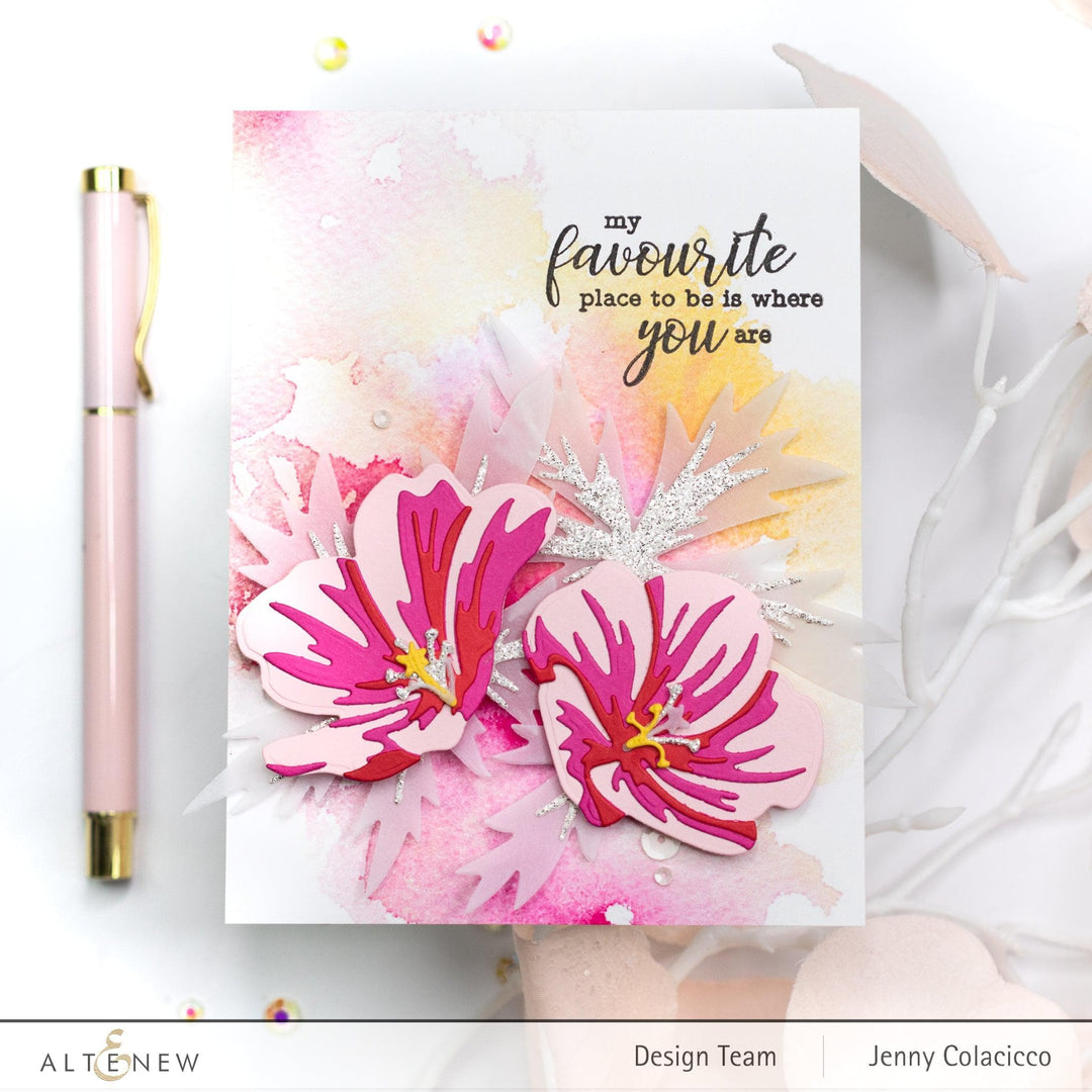 Part A-Glitz Art Craft Co.,LTD Dies Craft-A-Flower: Orion Geranium Layering Die Set