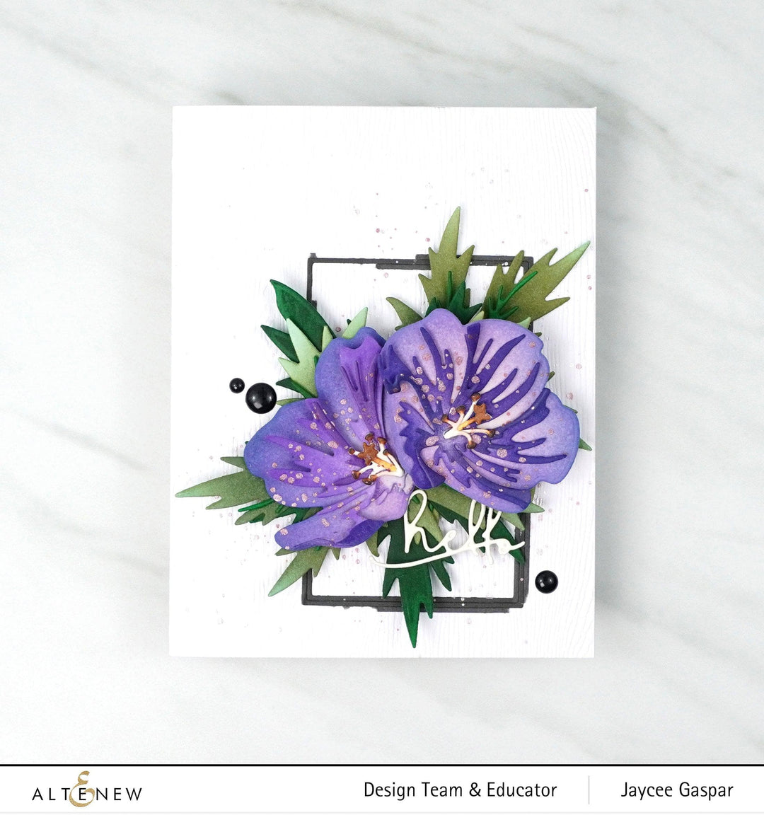 Part A-Glitz Art Craft Co.,LTD Dies Craft-A-Flower: Orion Geranium Layering Die Set