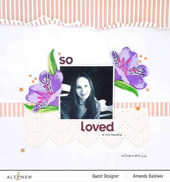 Part A-Glitz Art Craft Co.,LTD Dies Craft-A-Flower: Peruvian Lily Layering Die Set