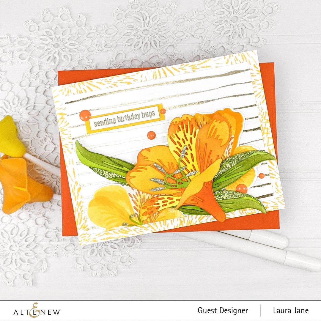 altenew craft a flower lily Craft-A-Flower: Peruvian Lily Layering Die Set