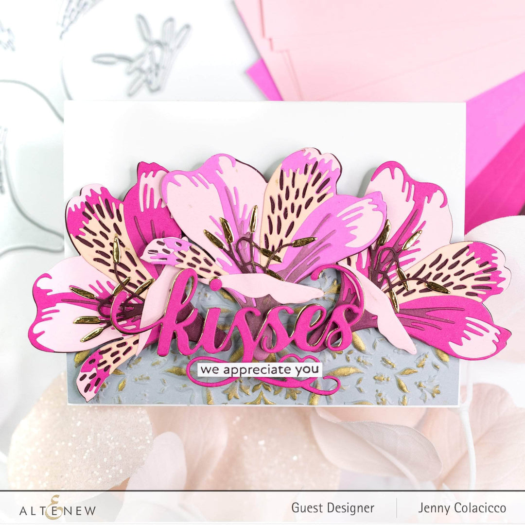 altenew build a flower peruvian lily Craft-A-Flower: Peruvian Lily Layering Die Set