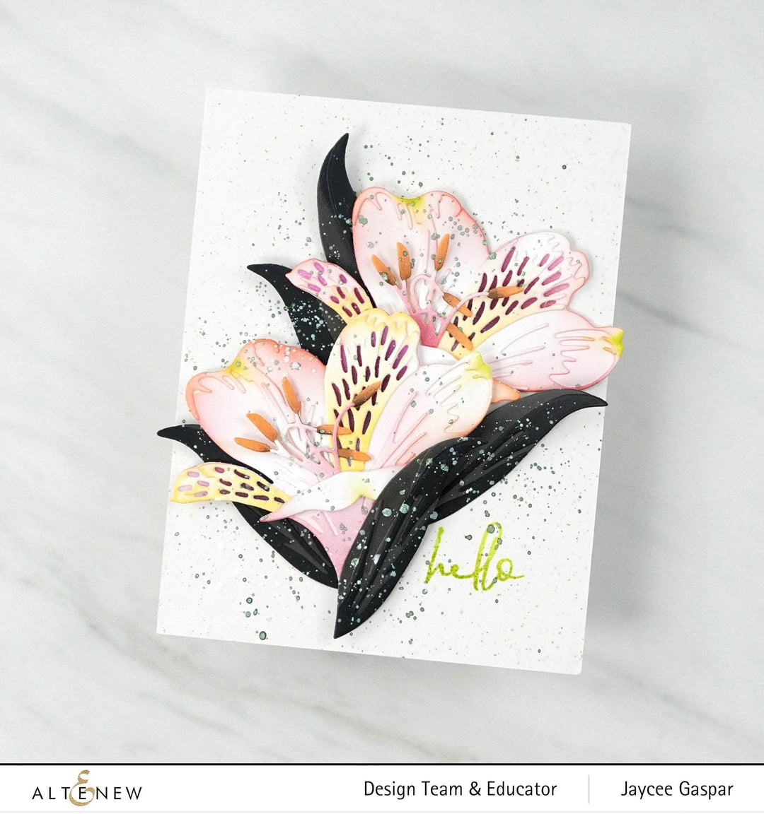 alter lily flower Craft-A-Flower: Peruvian Lily Layering Die Set