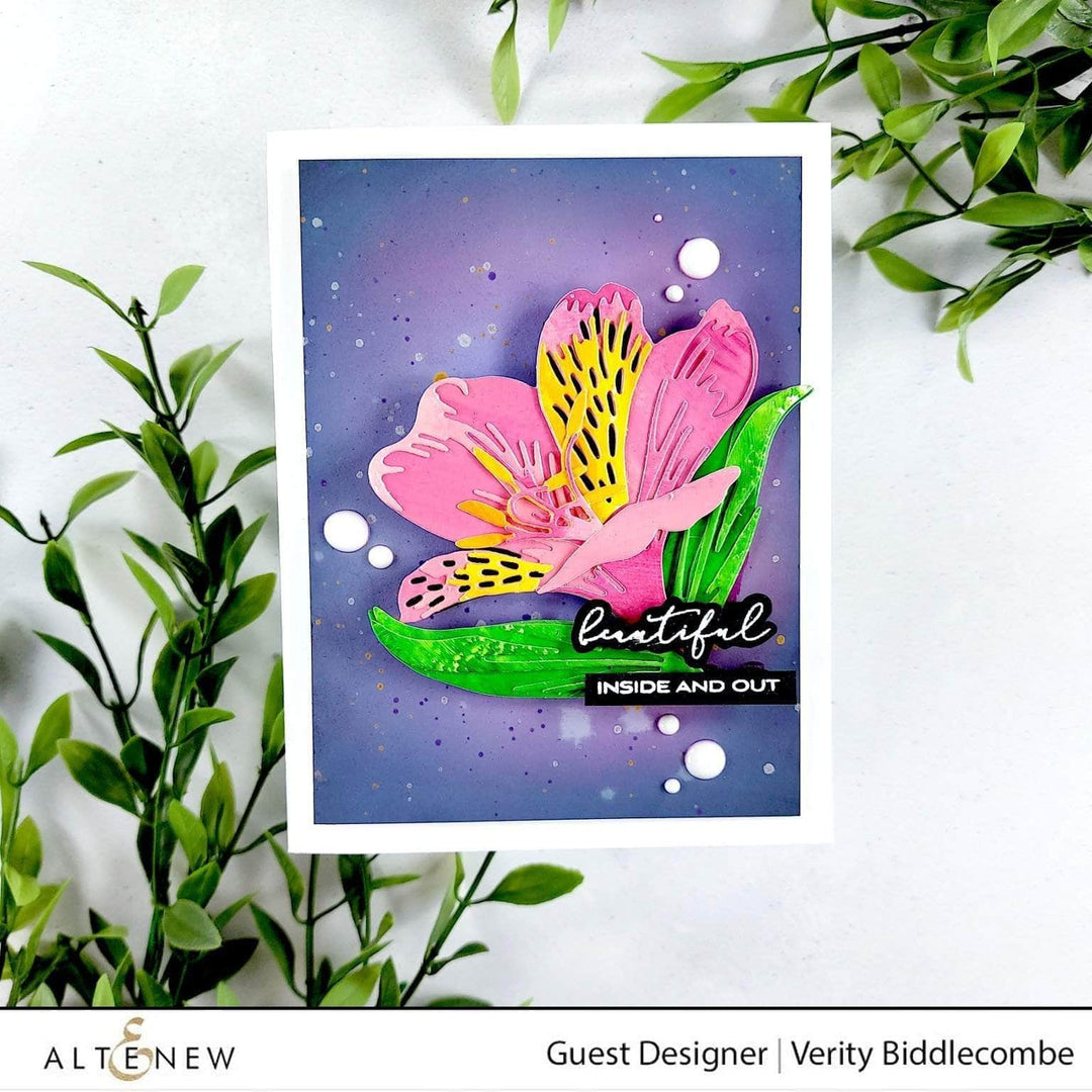 altenew craft a flower lily Craft-A-Flower: Peruvian Lily Layering Die Set