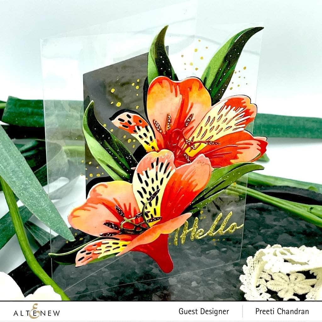 Part A-Glitz Art Craft Co.,LTD Dies Craft-A-Flower: Peruvian Lily Layering Die Set