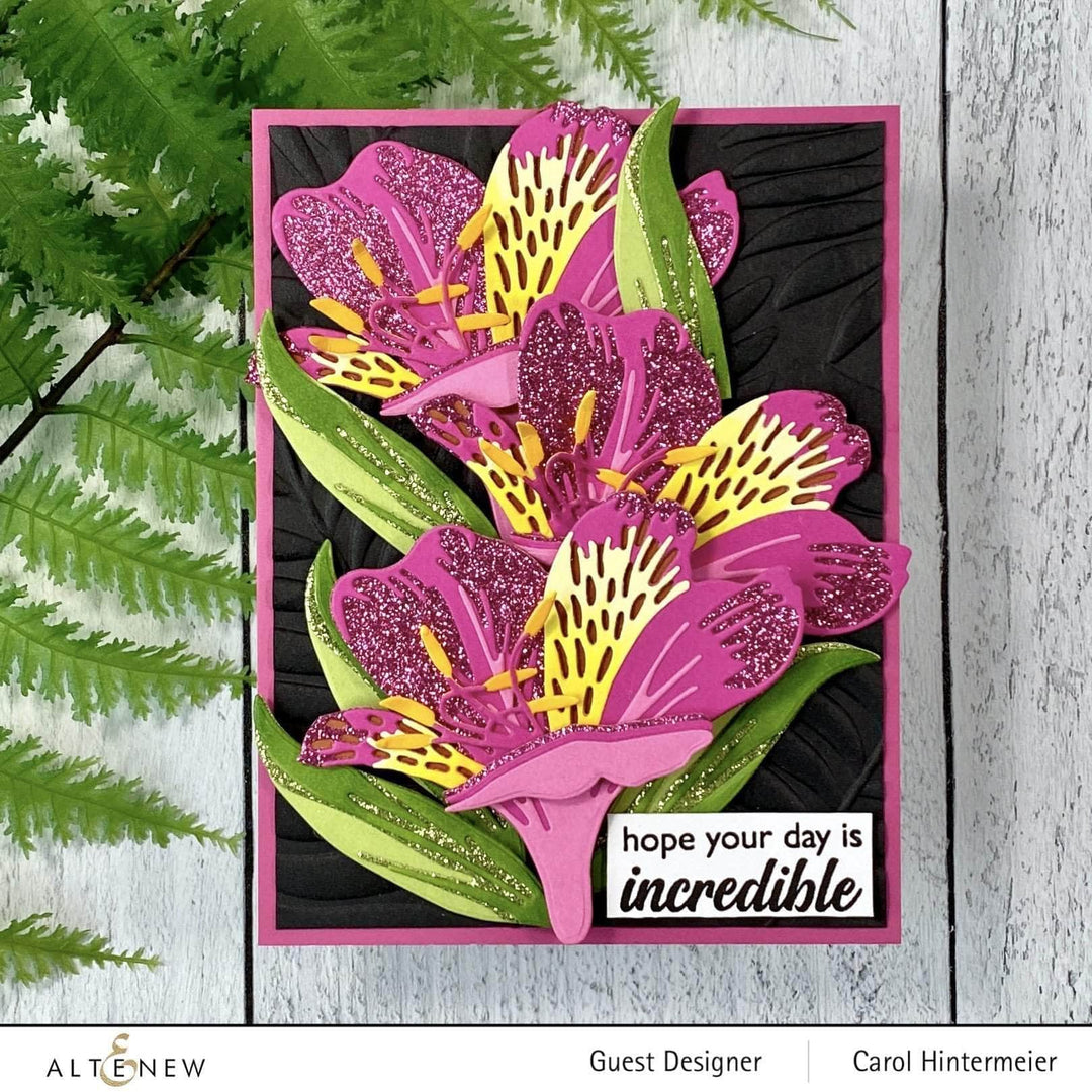 altenew craft a flower lily Craft-A-Flower: Peruvian Lily Layering Die Set