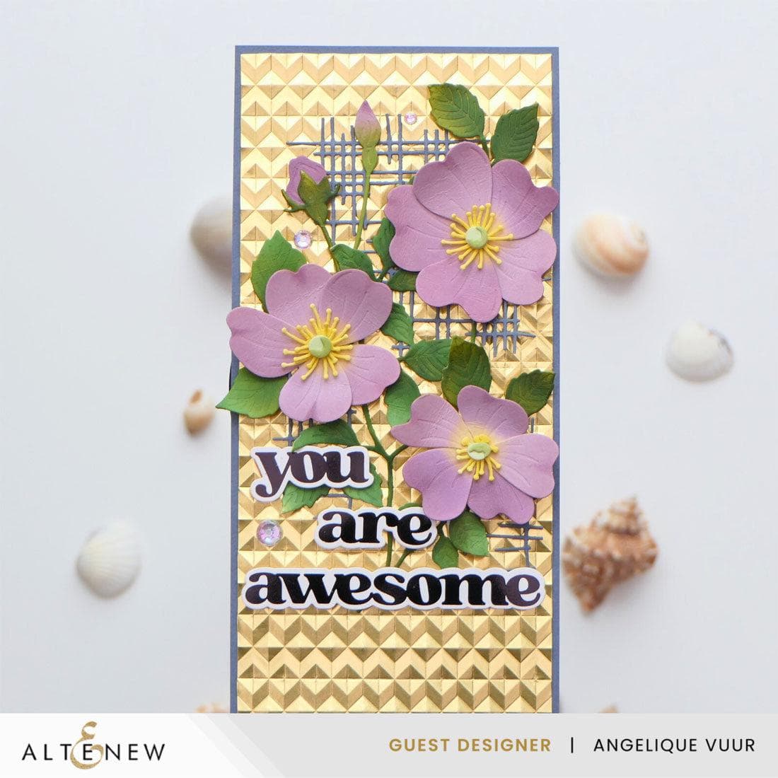 Craft-A-Flower: Prairie Roses Layering Die Set | Altenew