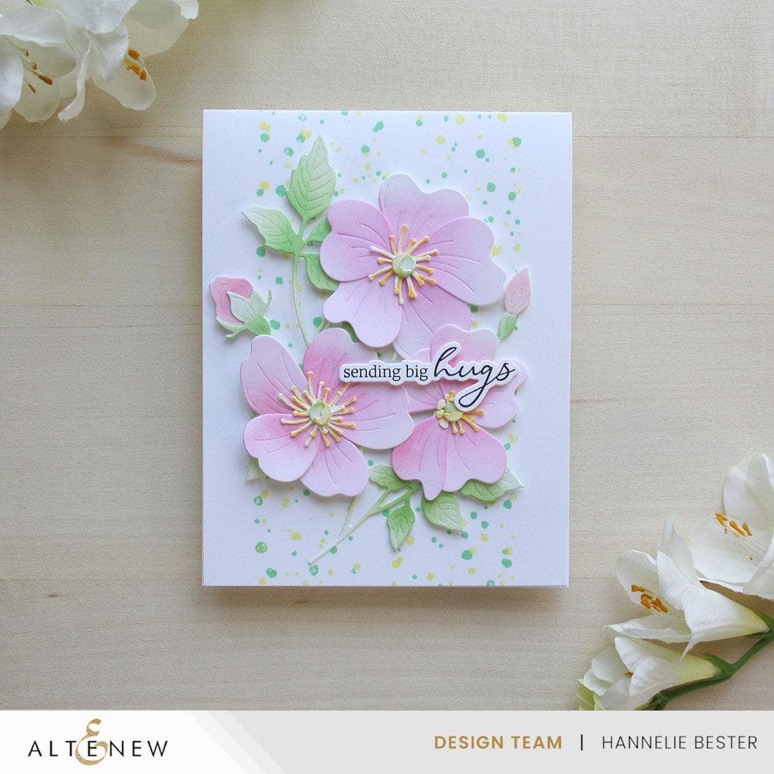 Craft-A-Flower: Prairie Roses Layering Die Set | Altenew
